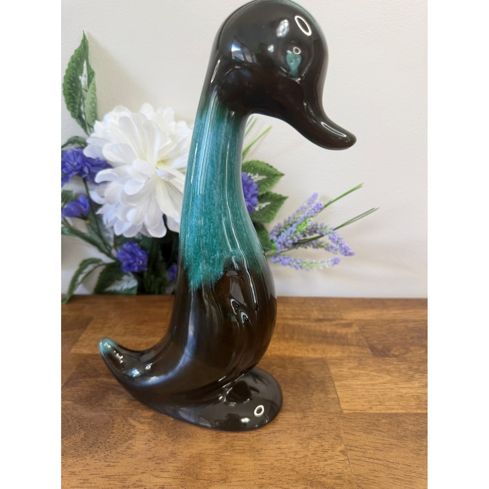 Vintage Blue Mountain Pottery Duck – Large Canadian Art Pottery‎ Figurine Bird